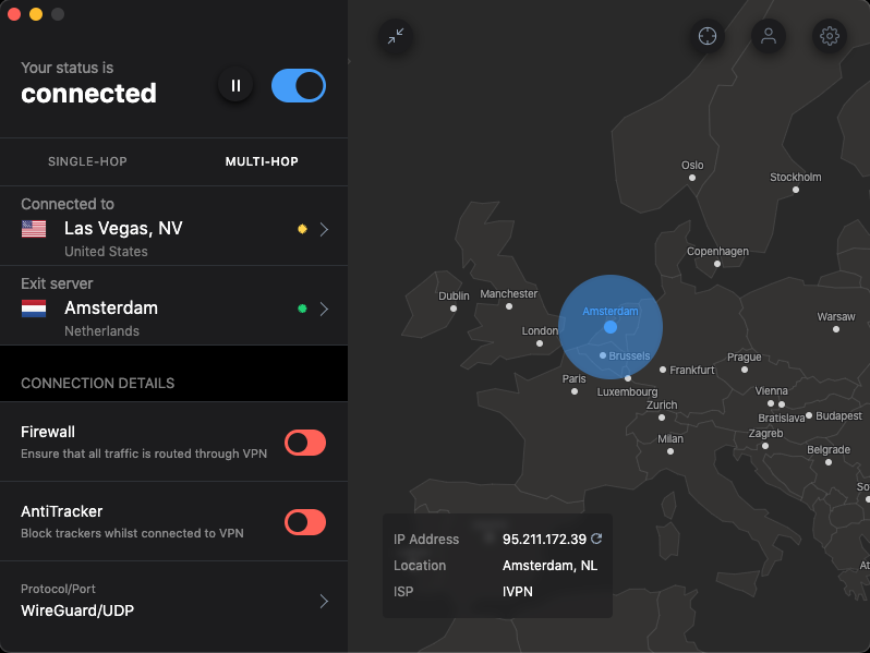 VPN Android and desktop interface